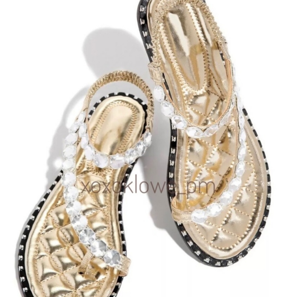 Ladies Embellished Ankle Sandel💃